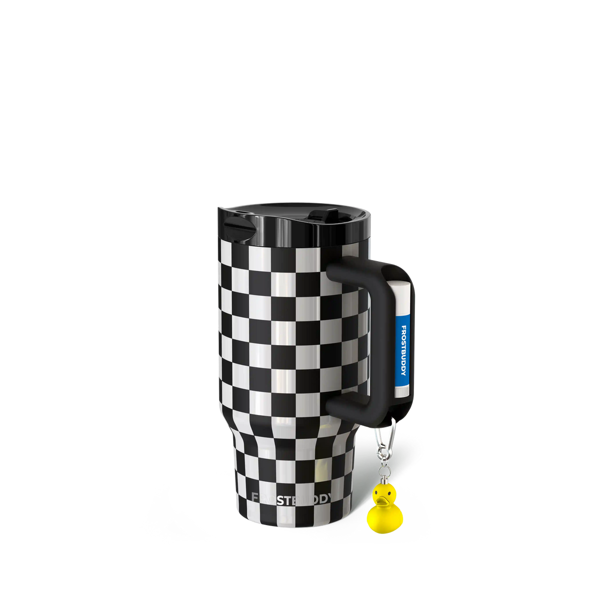 Thicc Buddy 16oz | Black & White Checkered
